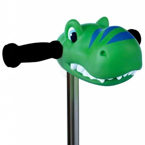 scootaheadz kinderstep accessoire dinohoofd - groen  | 10102 | 0
