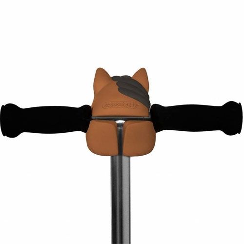 scootaheadz kinderstep accessoire ponyhoofd - bruin  | 10203 | 2
