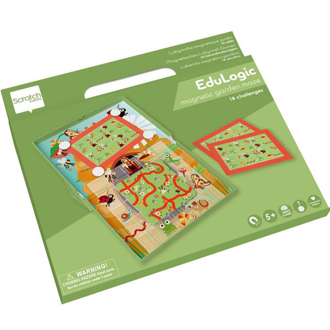 scratch europe magnetisch doolhofspel - tuin | 6182276 | 3