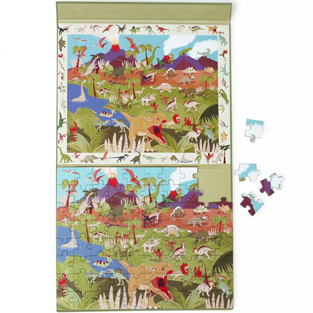 scratch europe magnetische puzzelboek dino - 80st | 6181231 | 1