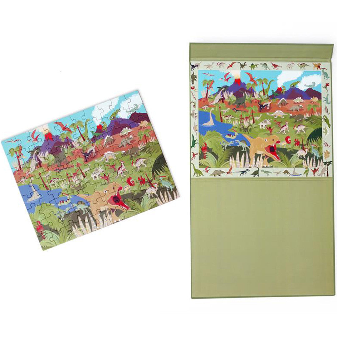 scratch europe magnetische puzzelboek dino - 80st | 6181231 | 2