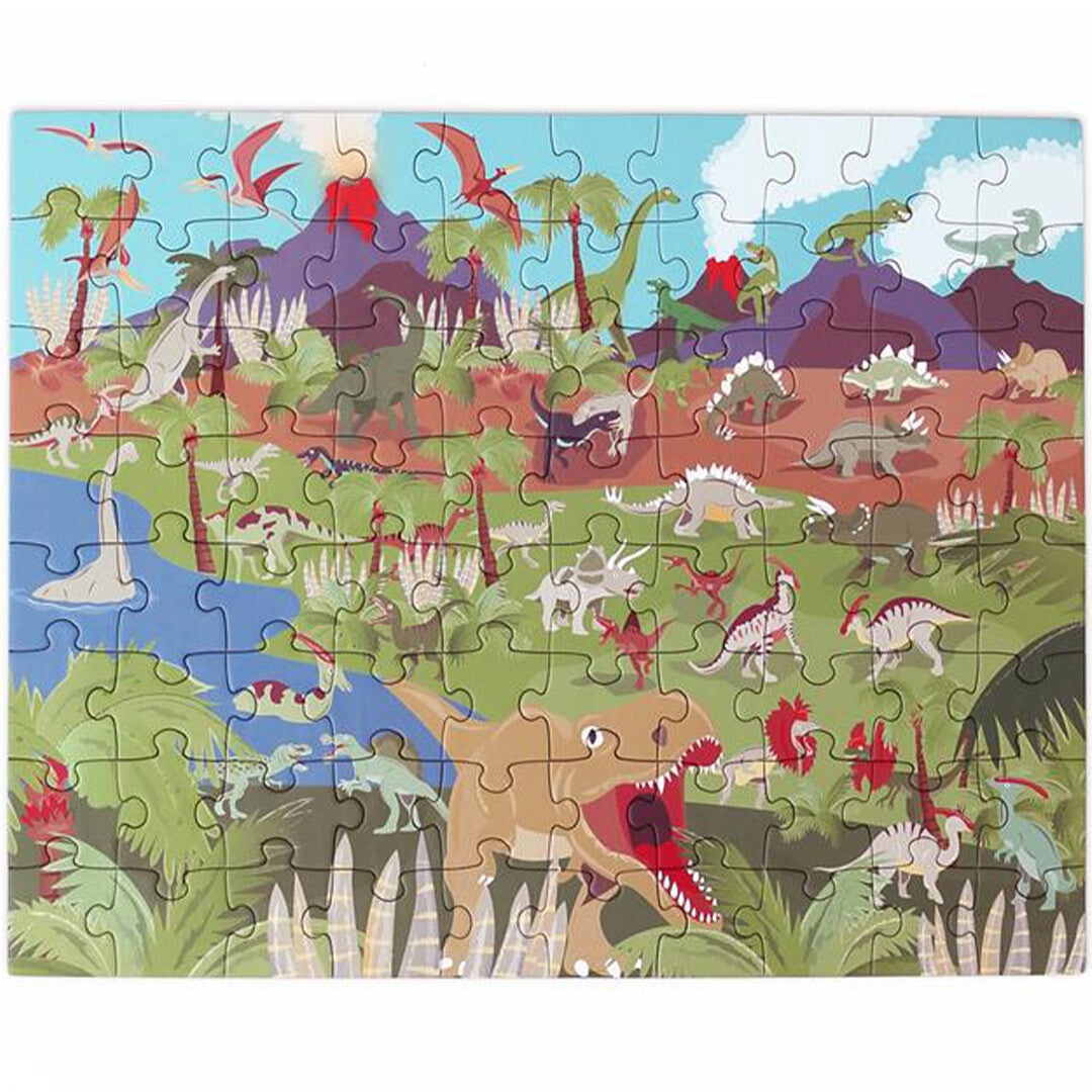 scratch europe magnetische puzzelboek dino - 80st | 6181231 | 3