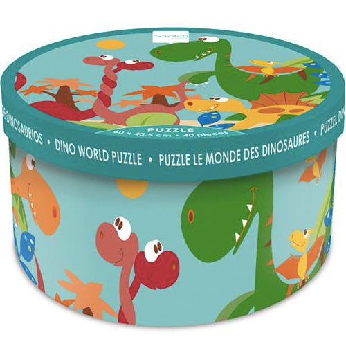 scratch europe puzzel dino wereld - 40st | 6181091 | 0