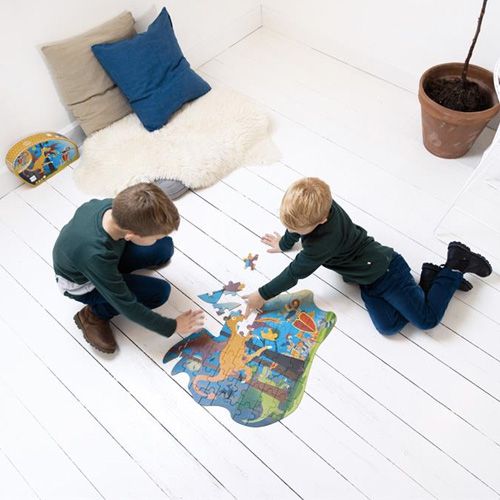 scratch europe vloerpuzzel draak - 61st | 6181132 | 4