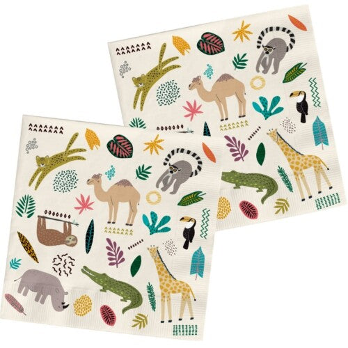 servetten zoo party - 20st  | 68351 | 0