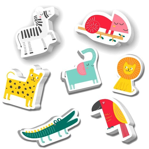 ses creative badfiguren safari dieren - 14st  | 13097 | 1