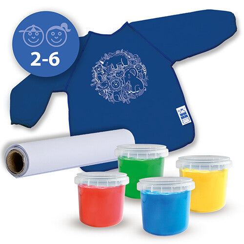 ses creative eco vingerverf met kinderschort | 24924 | 1