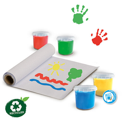 ses creative eco vingerverf met kinderschort | 24924 | 2