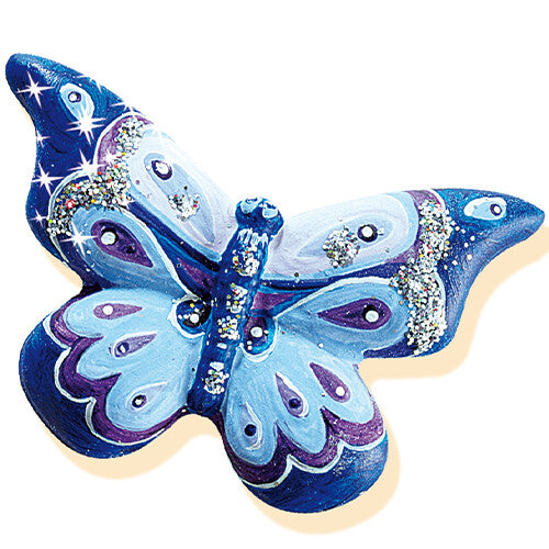 ses creative gips- en verfpakket - vlinders en glitter- 8st | 01131 | 2