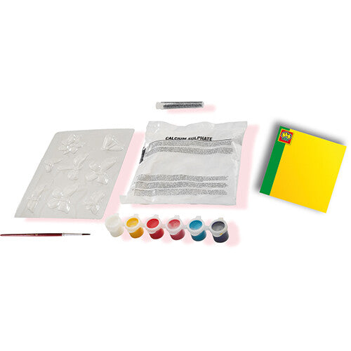 ses creative gips- en verfpakket - vlinders en glitter- 8st | 01131 | 7