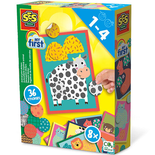 ses creative knutselset dierenprint stickers | 14485 | 1