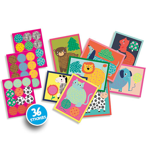 ses creative knutselset dierenprint stickers | 14485 | 2
