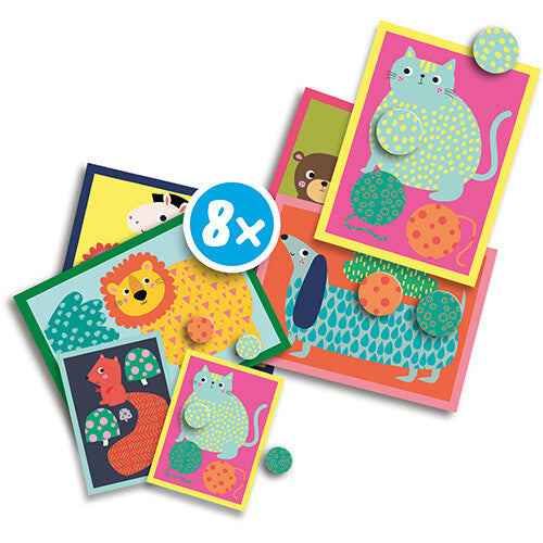 ses creative knutselset dierenprint stickers | 14485 | 3
