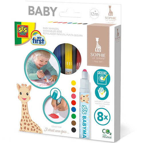 ses creative peuterstiften sophie de giraf - 8st | 14491 | 1