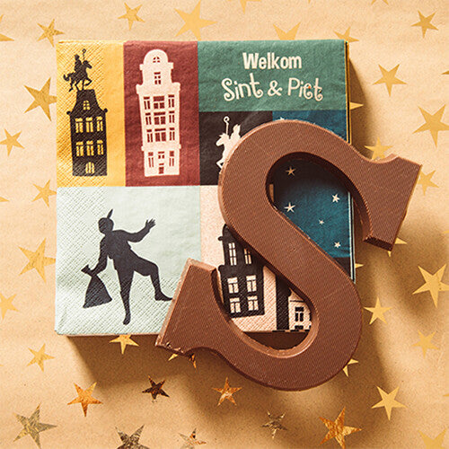 sinterklaas servetten welkom sint en piet - 20st  | 65692 | 1