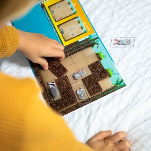 smart games magnetisch puzzelspel down the rabbit hole  | SGT290-8 | 4