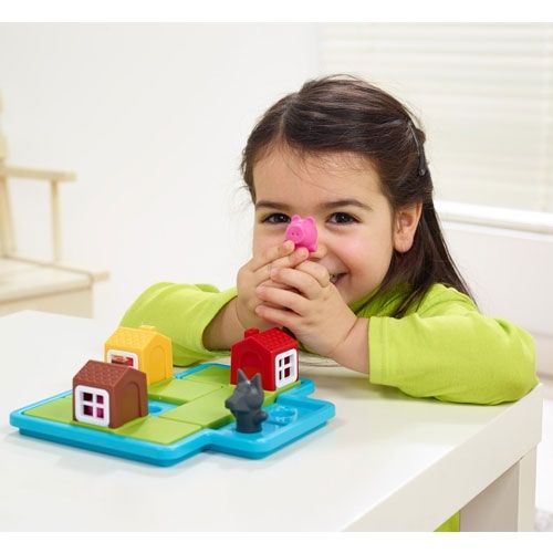 Smart games puzzelspel drie kleine biggetjes - deluxe Smart games puzzelspel drie kleine biggetjes - deluxe