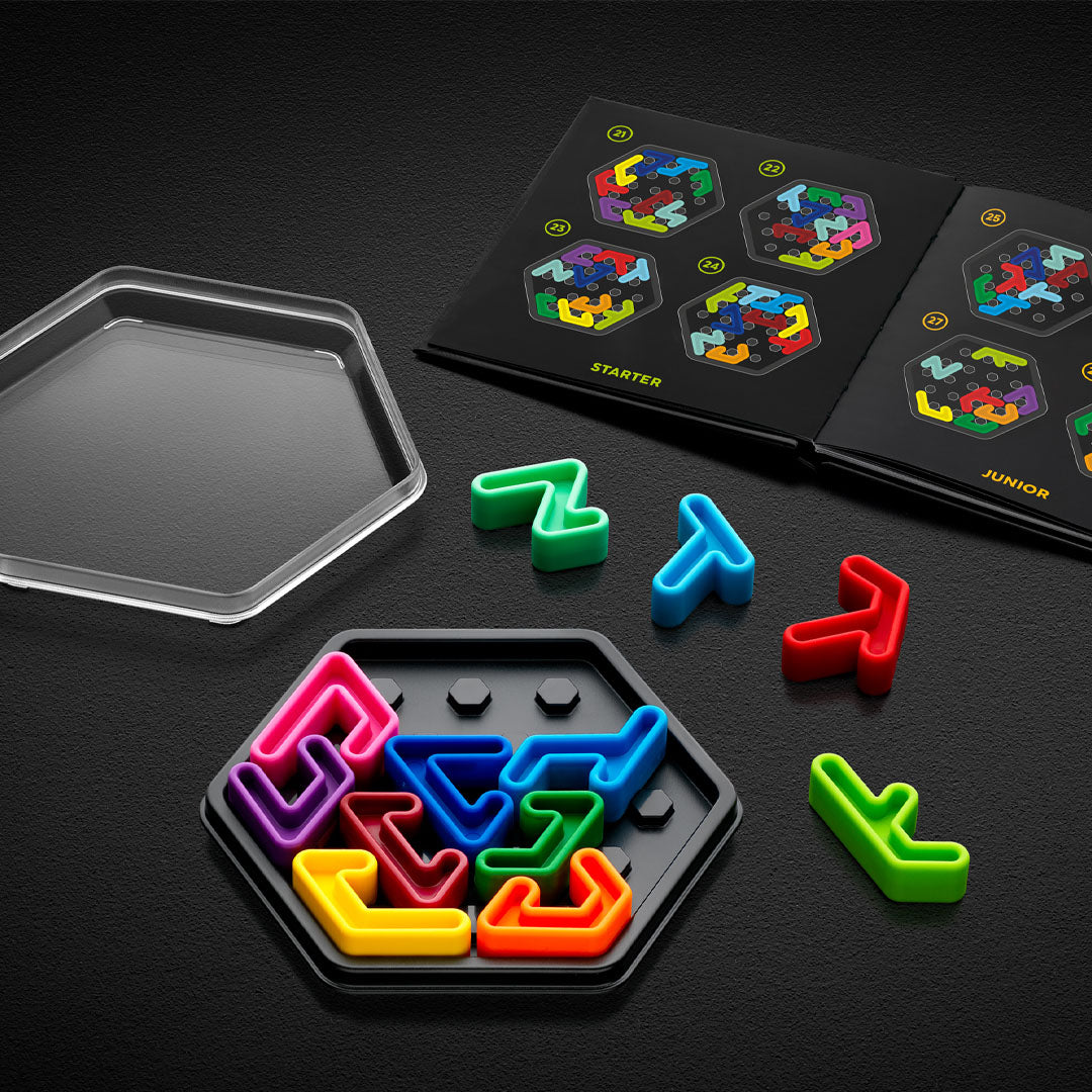 smartgames puzzelspel iq deluxe - hexagon | ilovespeelgoed