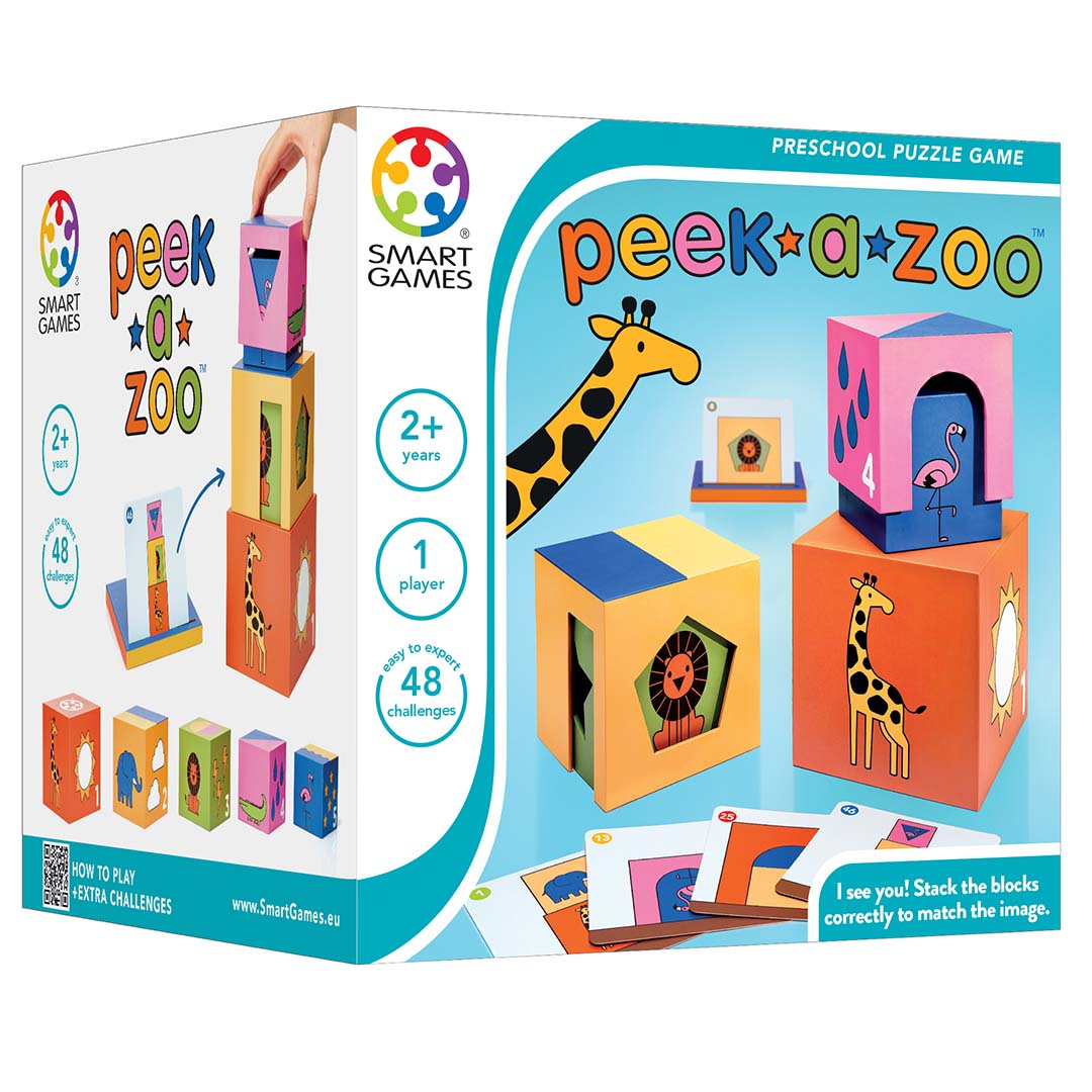smart games puzzelspel peek-a-zoo | SG 041 | 1