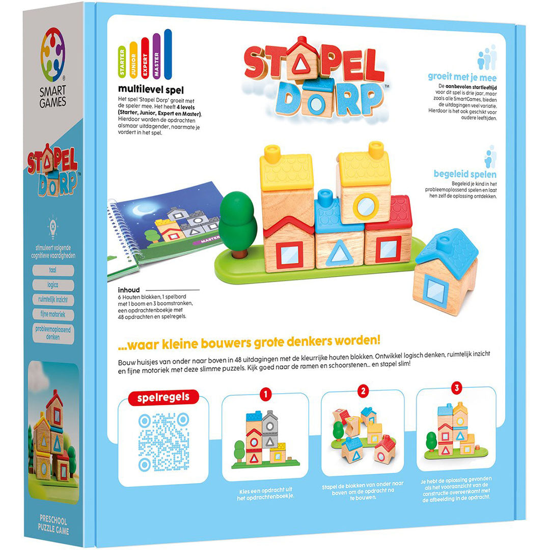 smartgames puzzelspel stapeldorp | SG044NL | 6