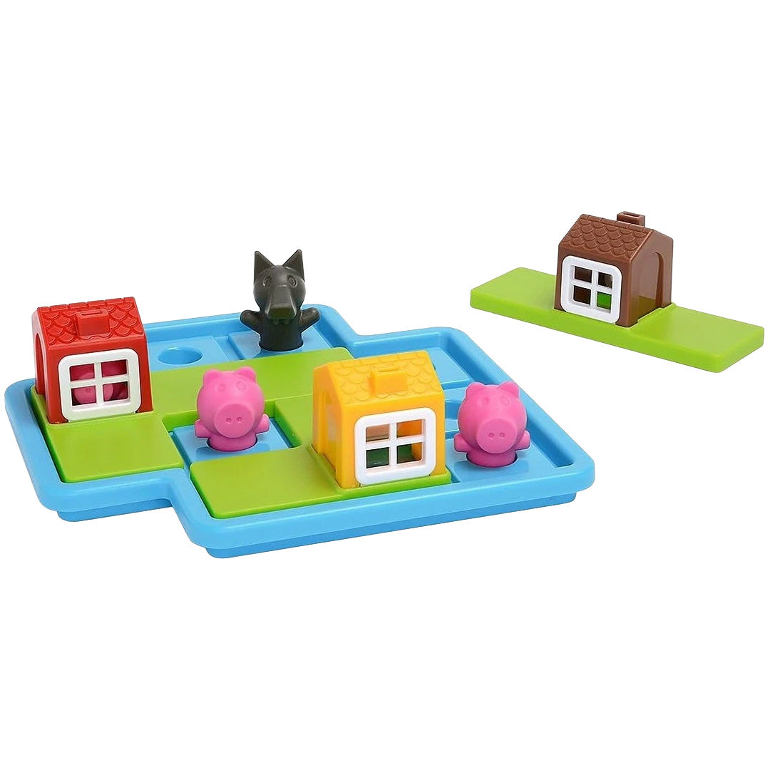 smart games puzzelspel three little piggies - deluxe - engelstalig