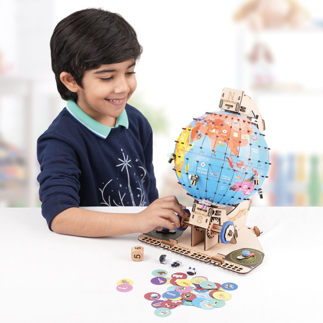 smartivity bouwset wereldbol | STY305 | 1