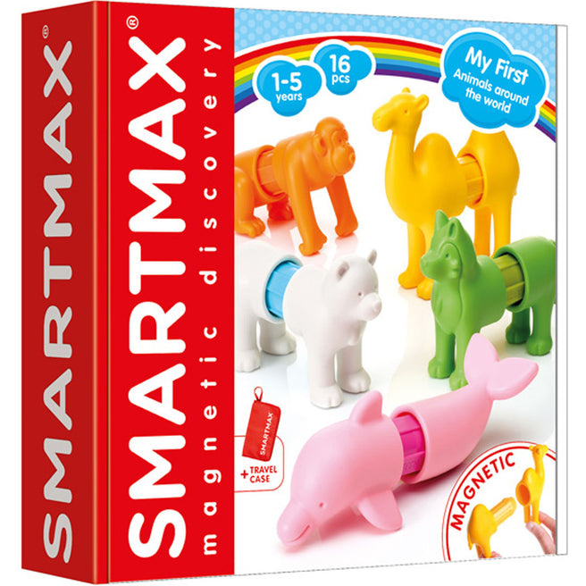 SMX246 | smartmax magnetisch puzzelspel - my first animals around the world | 1