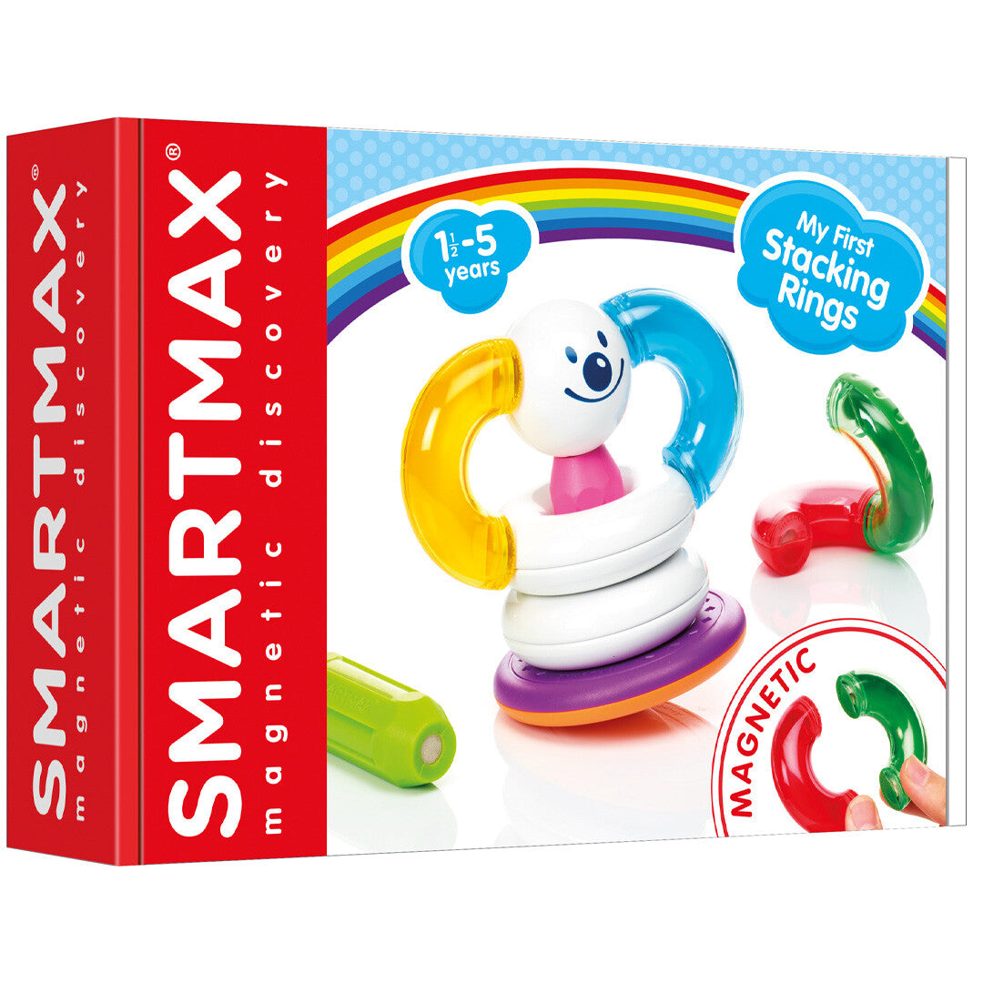 smartmax magnetisch puzzelspel - my first stacking rings | SMX 241 | 1