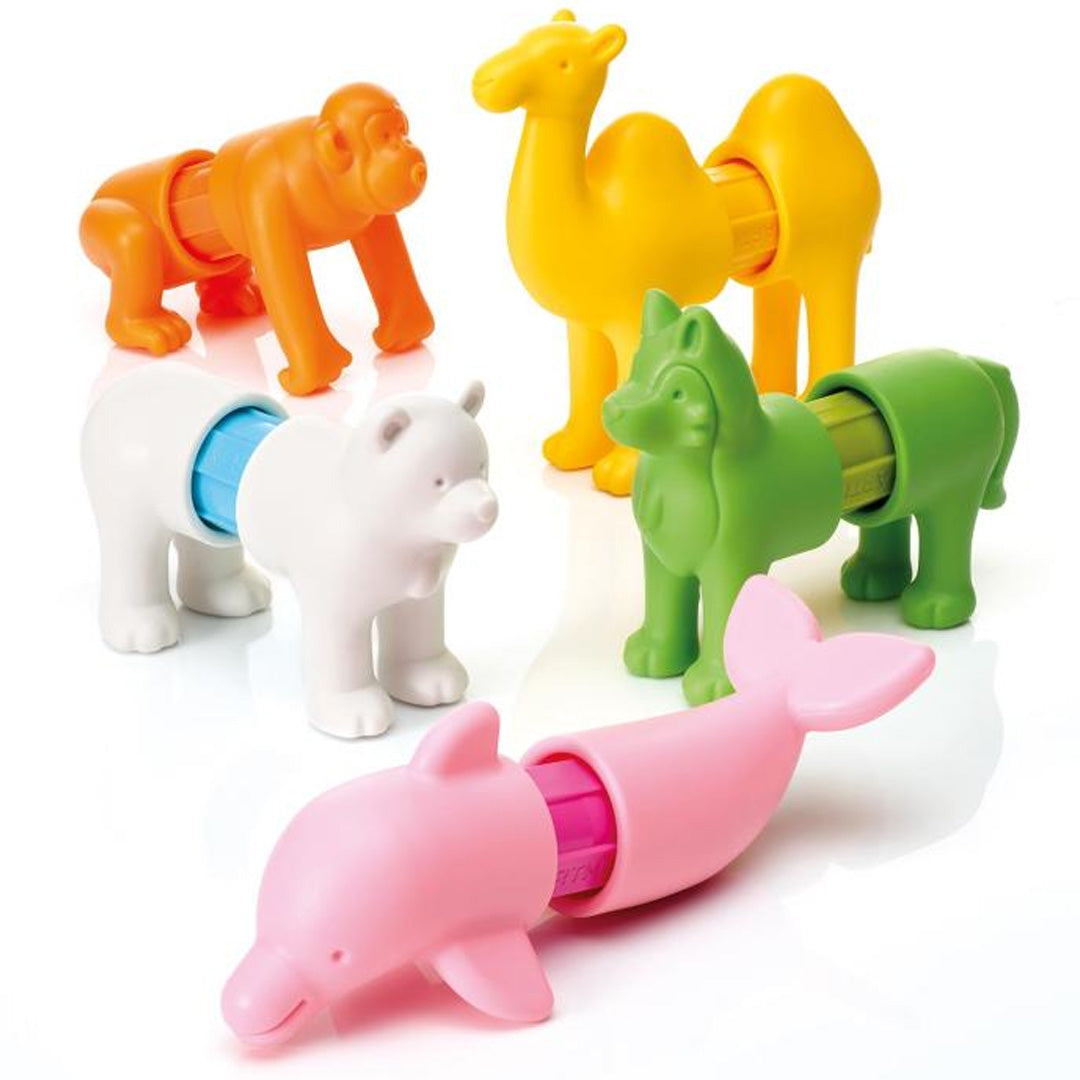 smartmax magnetisch puzzelspel - my first animals around the world