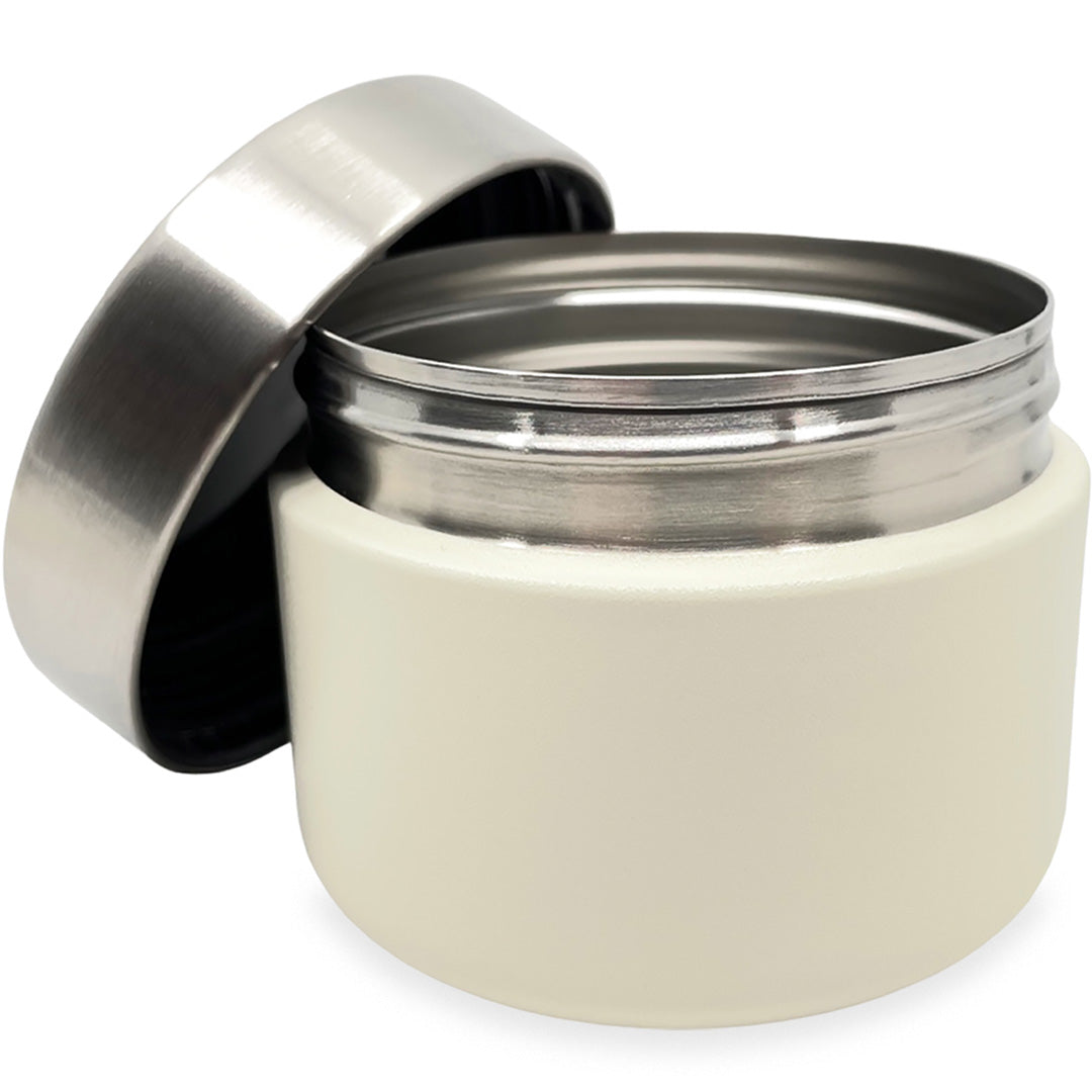 smikkels rvs voedselpot crème - 420 ml | 01.10029 | 1