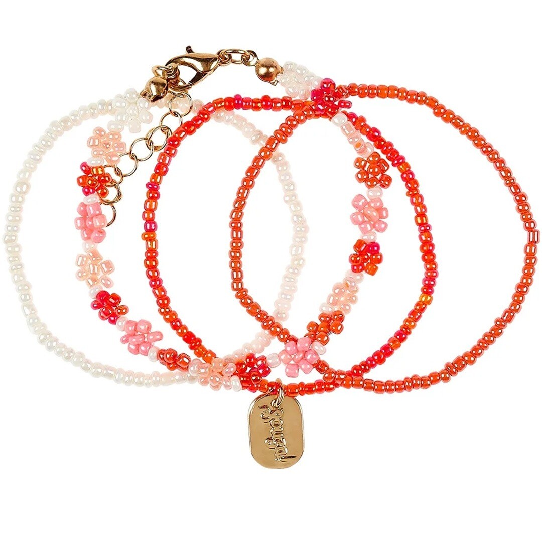 souza for kids armbanden millie - roze - 4st | 107392 | 0