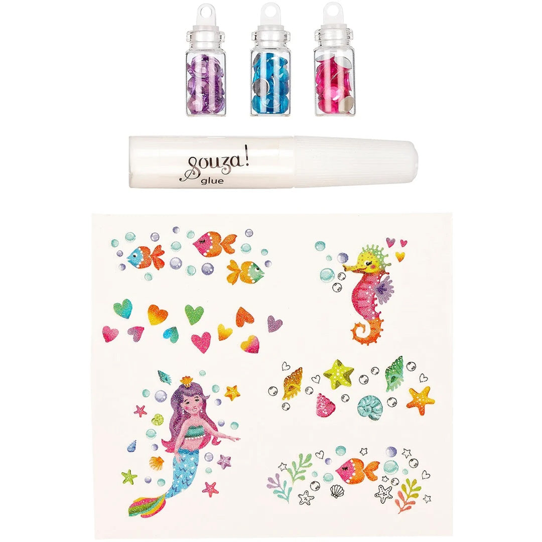 souza for kids glitter tattoos set - vlinder | 107301 | 1