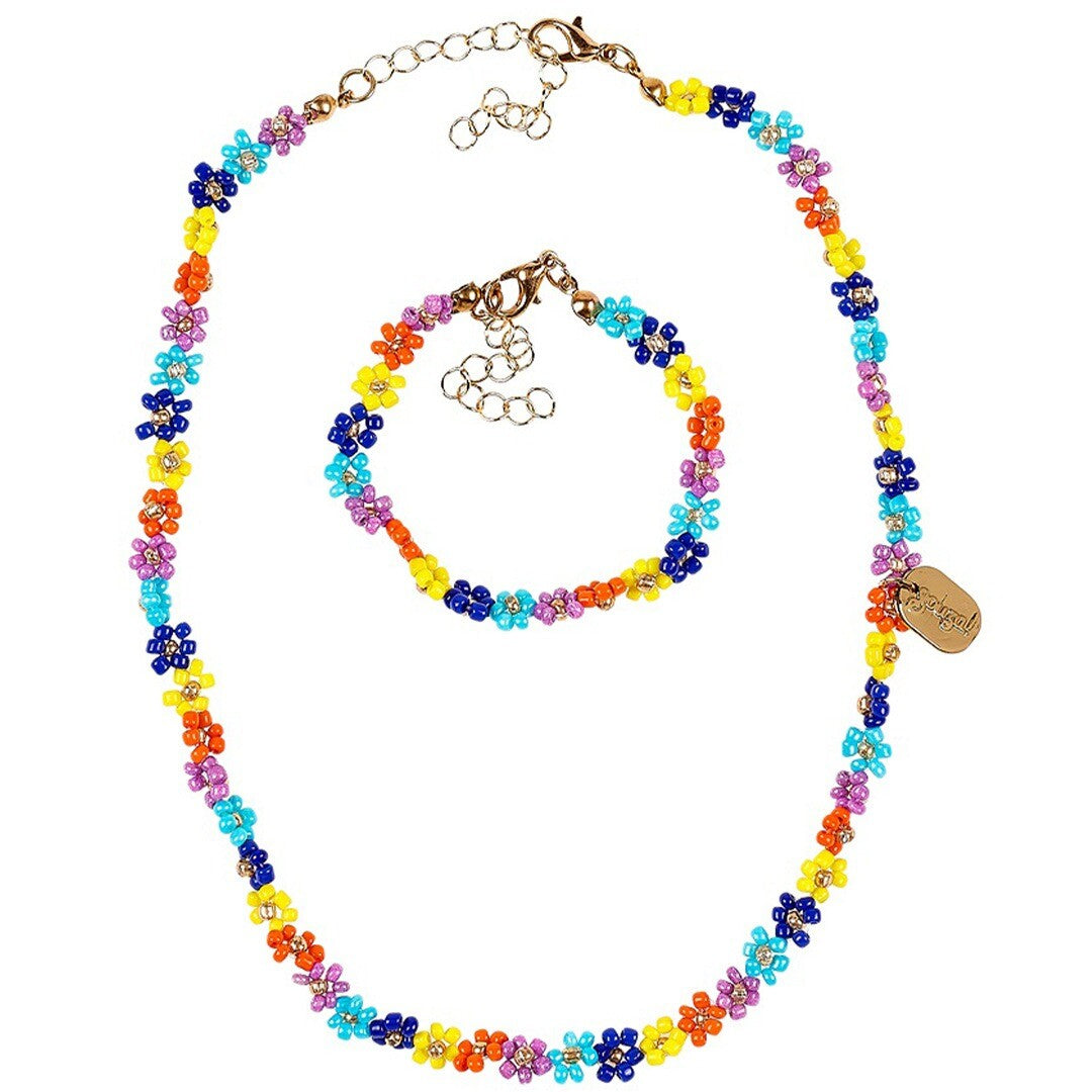 souza for kids ketting en armband millie - blauw | 107406 | 0