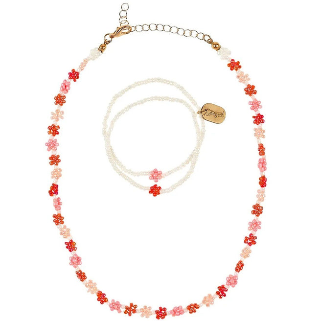 souza for kids ketting en armband millie - roze | 107407 | 0