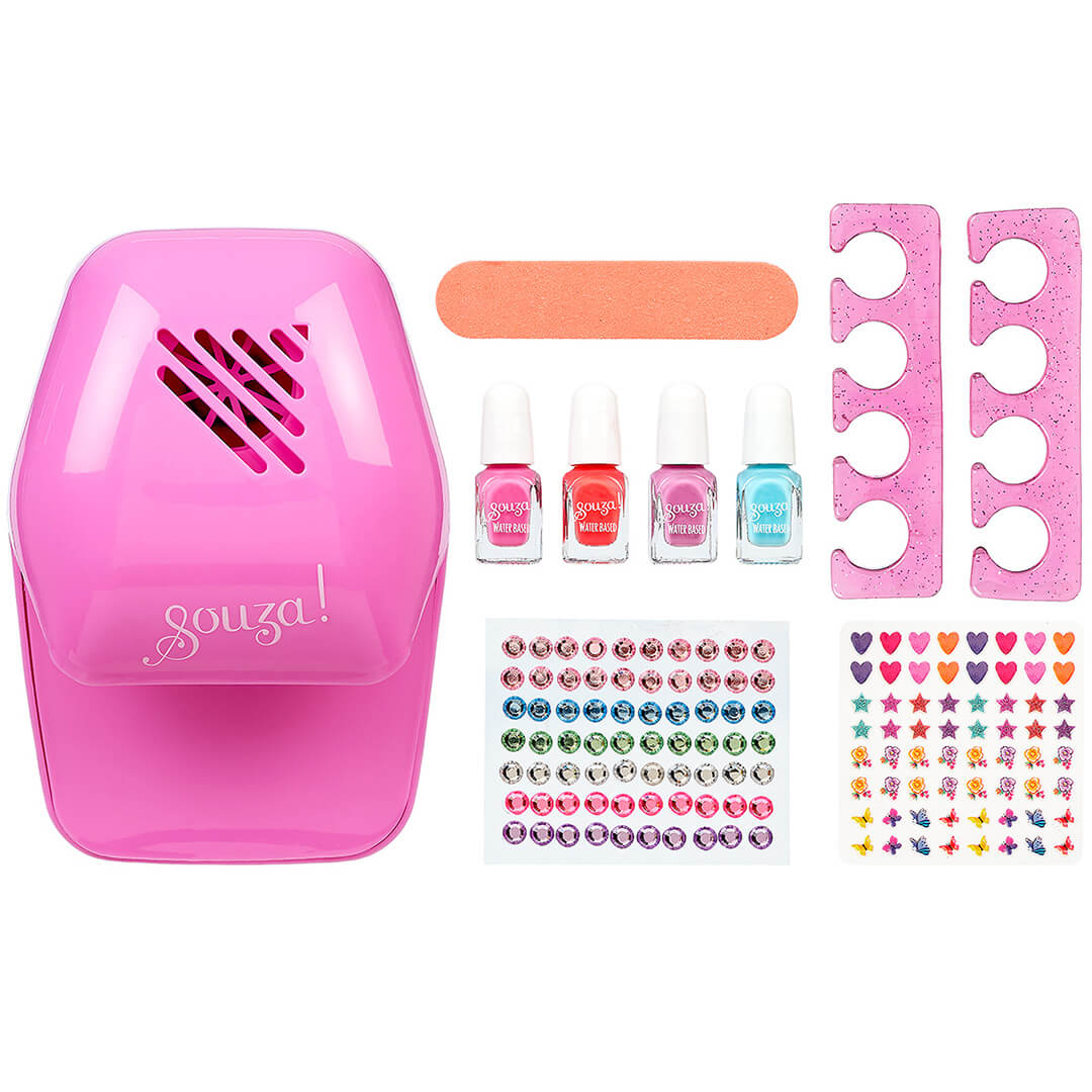 souza for kids nagellak met nageldroger en accessoires | 107140 | 1