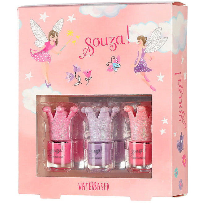souza for kids nagellak op waterbasis kroon - 3st | 106802 | 0
