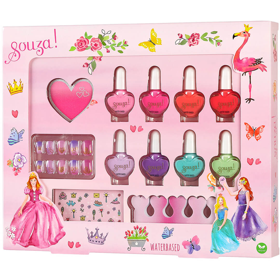 souza for kids nagellak op waterbasis met accessoires - prinses | 107130 | 0