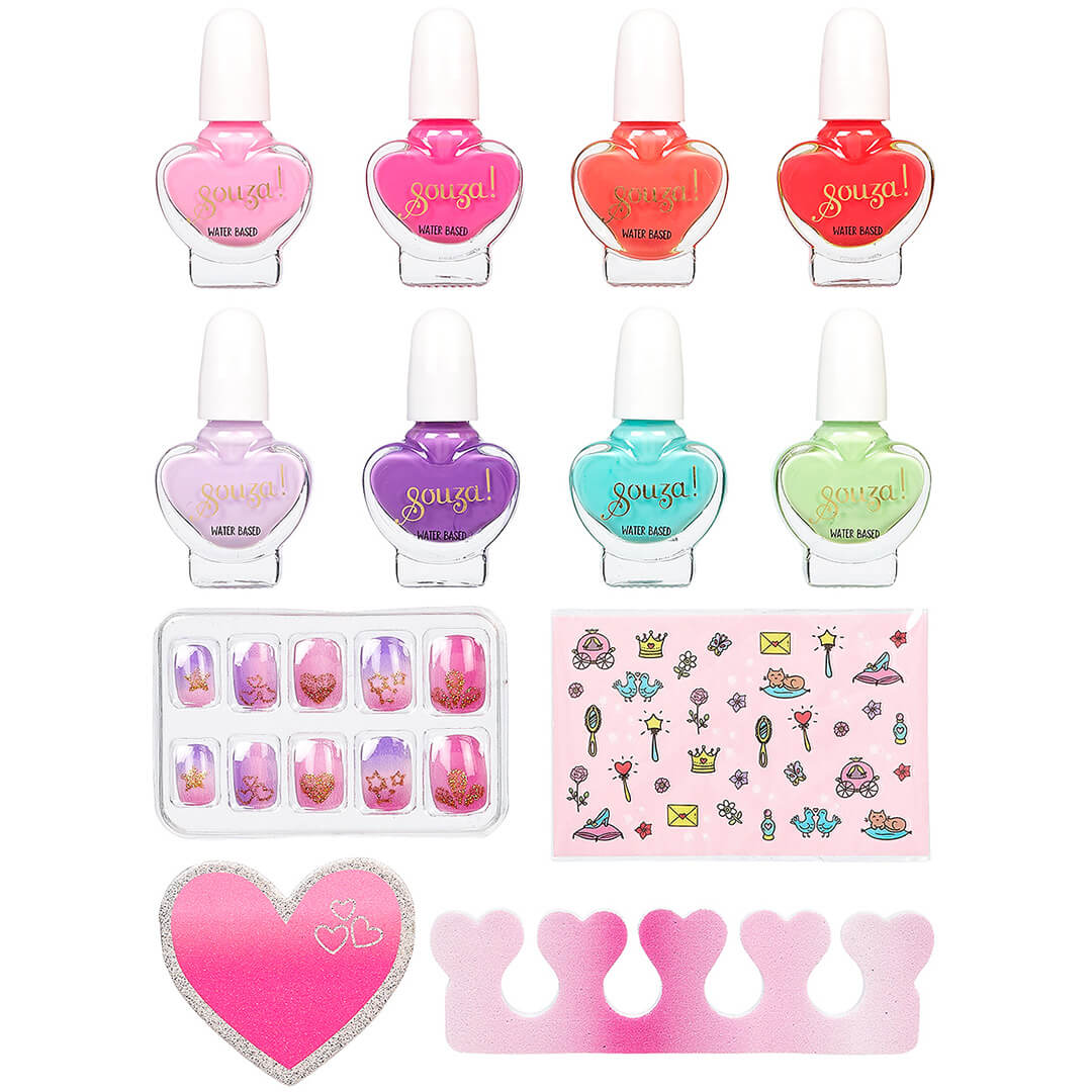 souza for kids nagellak op waterbasis met accessoires - prinses | 107130 | 1