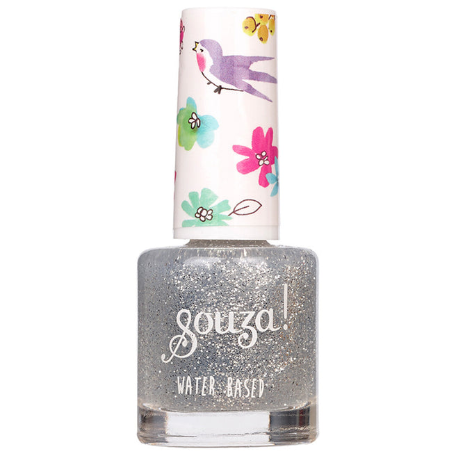 souza for kids nagellak op waterbasis - zilver glitter   | 106995 | 0