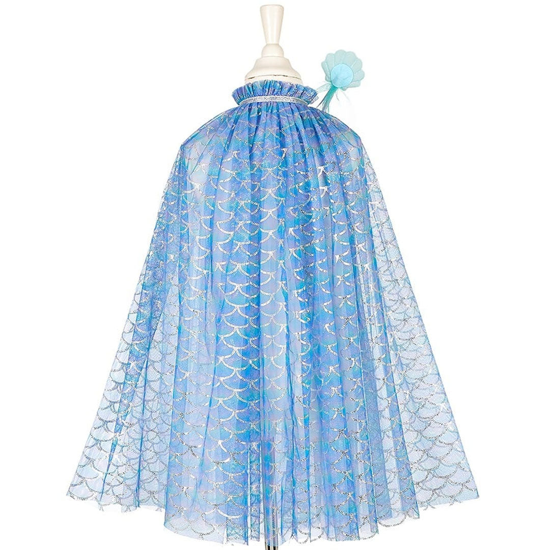 souza for kids verkleedcape zeemeermin met toverstaf en diadeem - 3-4 jaar | 101058 | 2