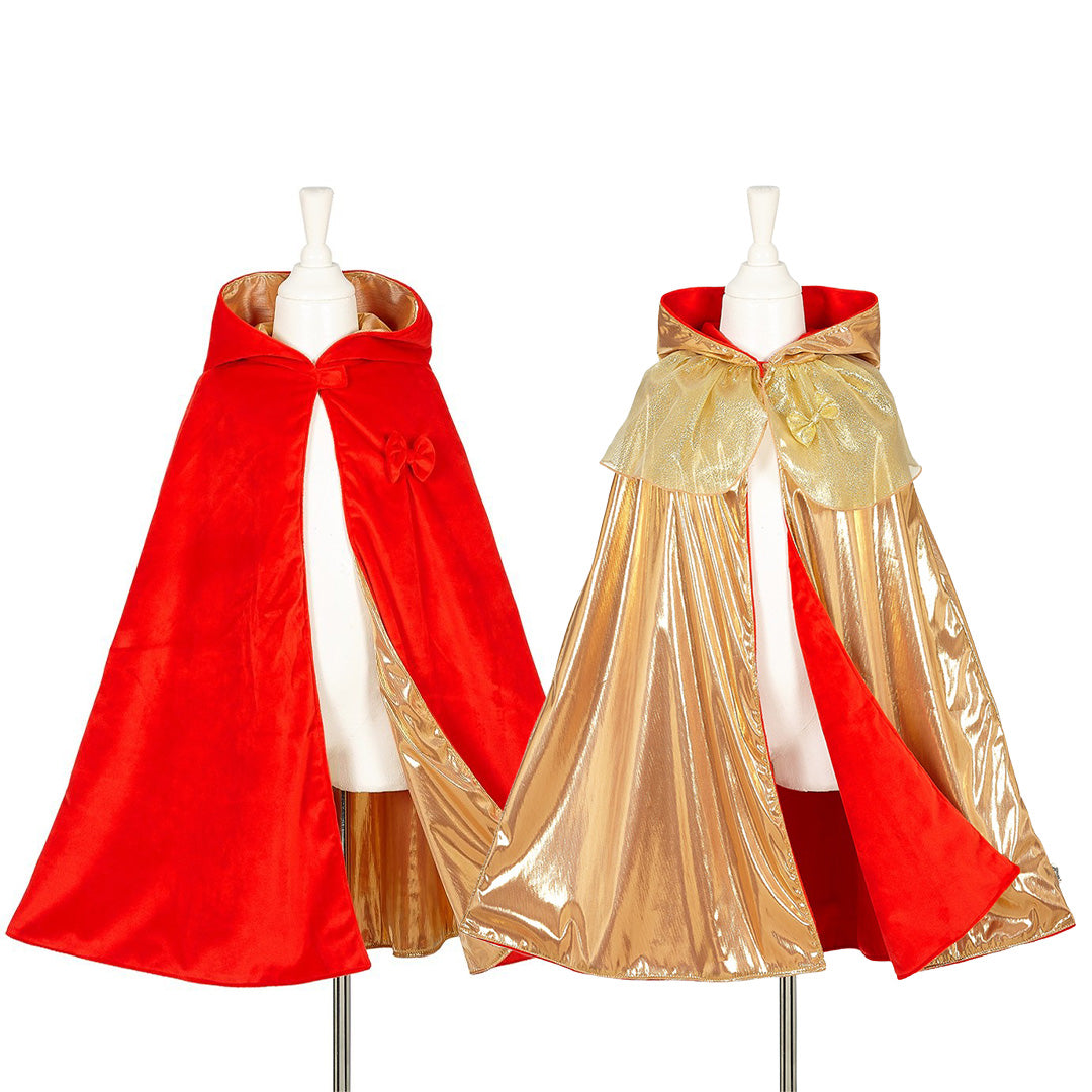 souza for kids omkeerbare verkleedcape - prinses - roodkapje - 4-7 jaar | SOUZ101177 | 1