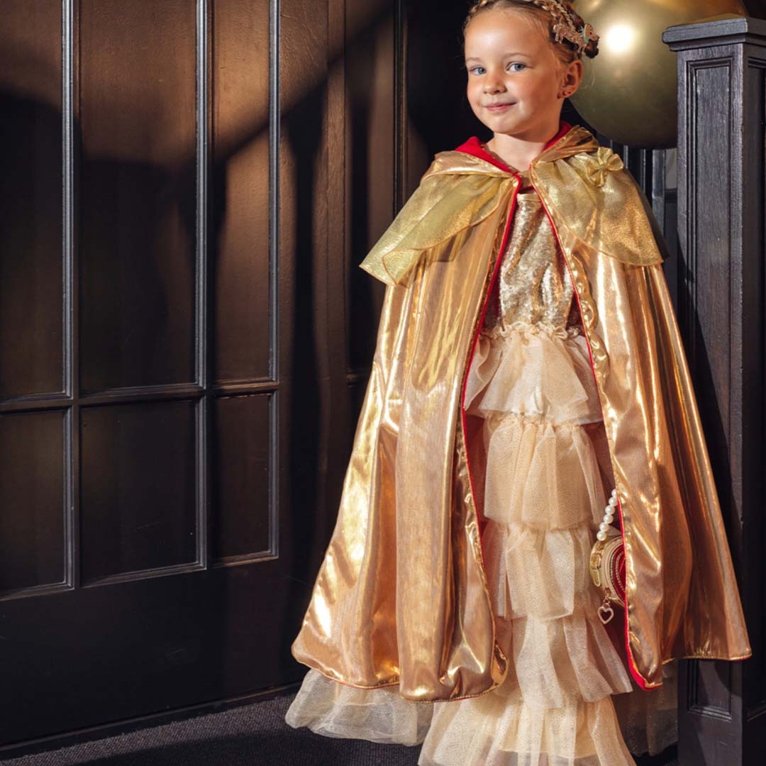 souza for kids omkeerbare verkleedcape - prinses - roodkapje - 4-7 jaar | SOUZ101177 | 2