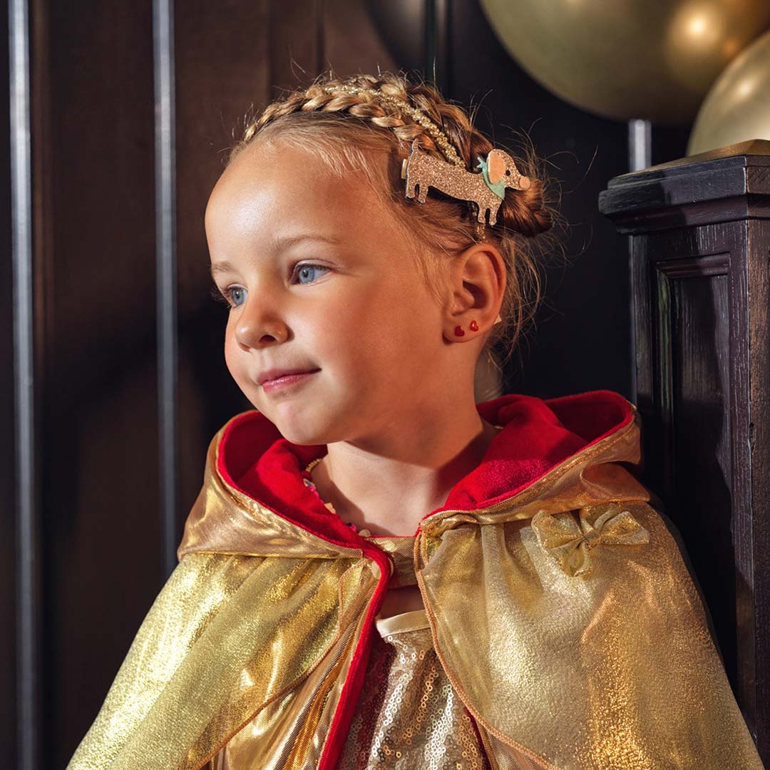 souza for kids omkeerbare verkleedcape - prinses - roodkapje - 4-7 jaar | SOUZ101177 | 6