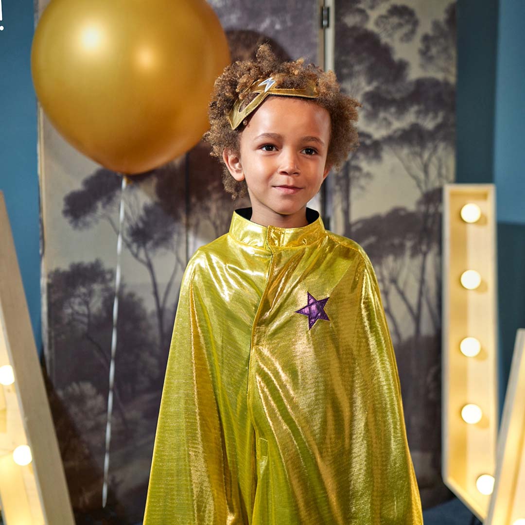 souza for kids omkeerbare verkleedcape - tovenaar - vleermuis - 4-7 jaar | SOUZ101179 | 2