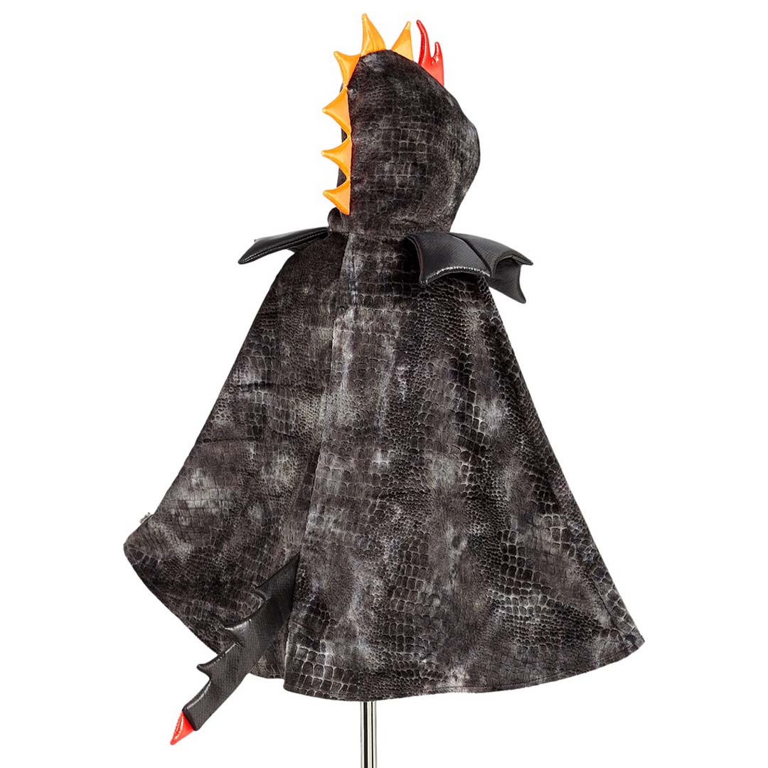souza for kids verkleedcape - draak - zwart - 4-7 jaar | 100840 | 4
