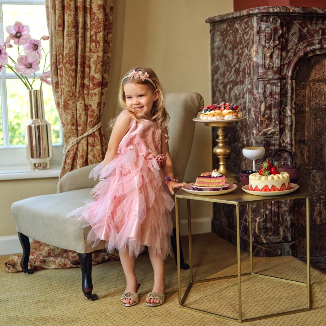 souza for kids verkleedjurk met cape clementine - 3-4 jaar | SOUZ101140 | 03