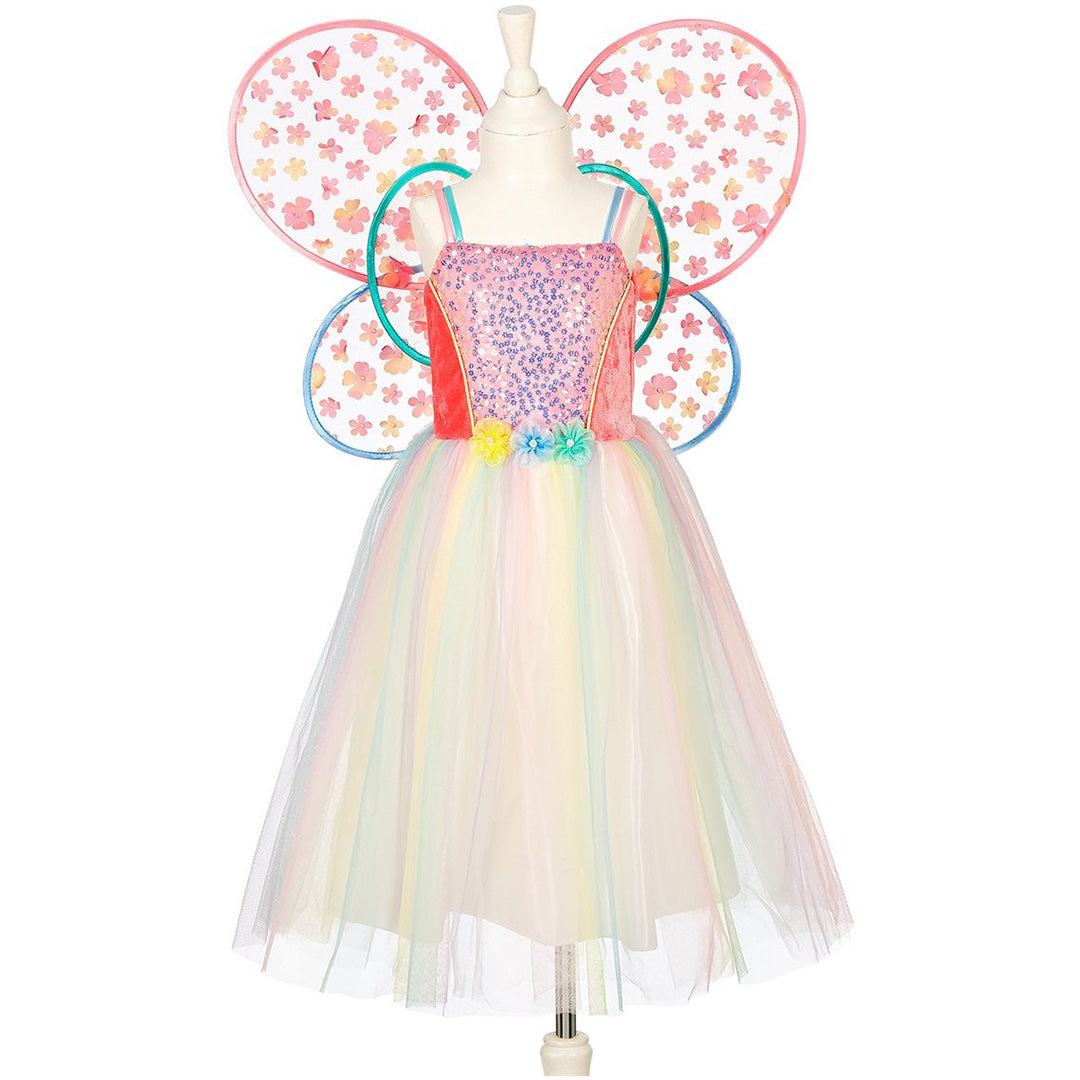 souza for kids verkleedjurk met vleugels flora - 5-7 jaar | SOUZ101147 | 1