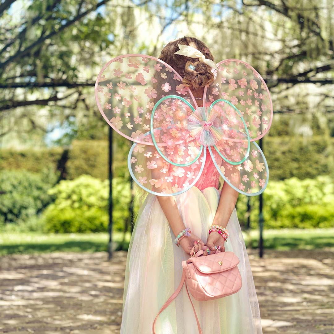 souza for kids verkleedjurk met vleugels flora - 5-7 jaar | SOUZ101147 | 2