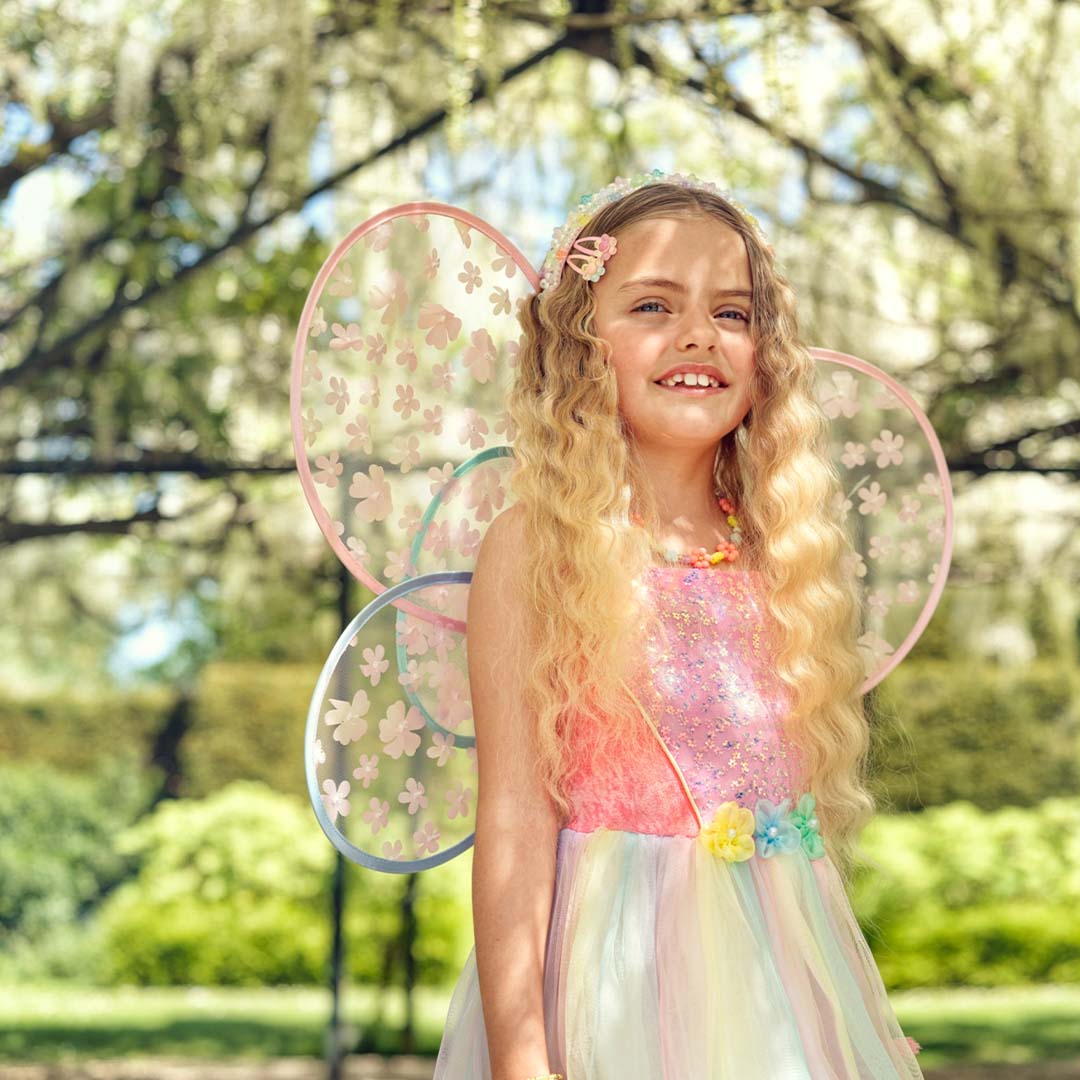 souza for kids verkleedjurk met vleugels flora - 5-7 jaar | SOUZ101147 | 5