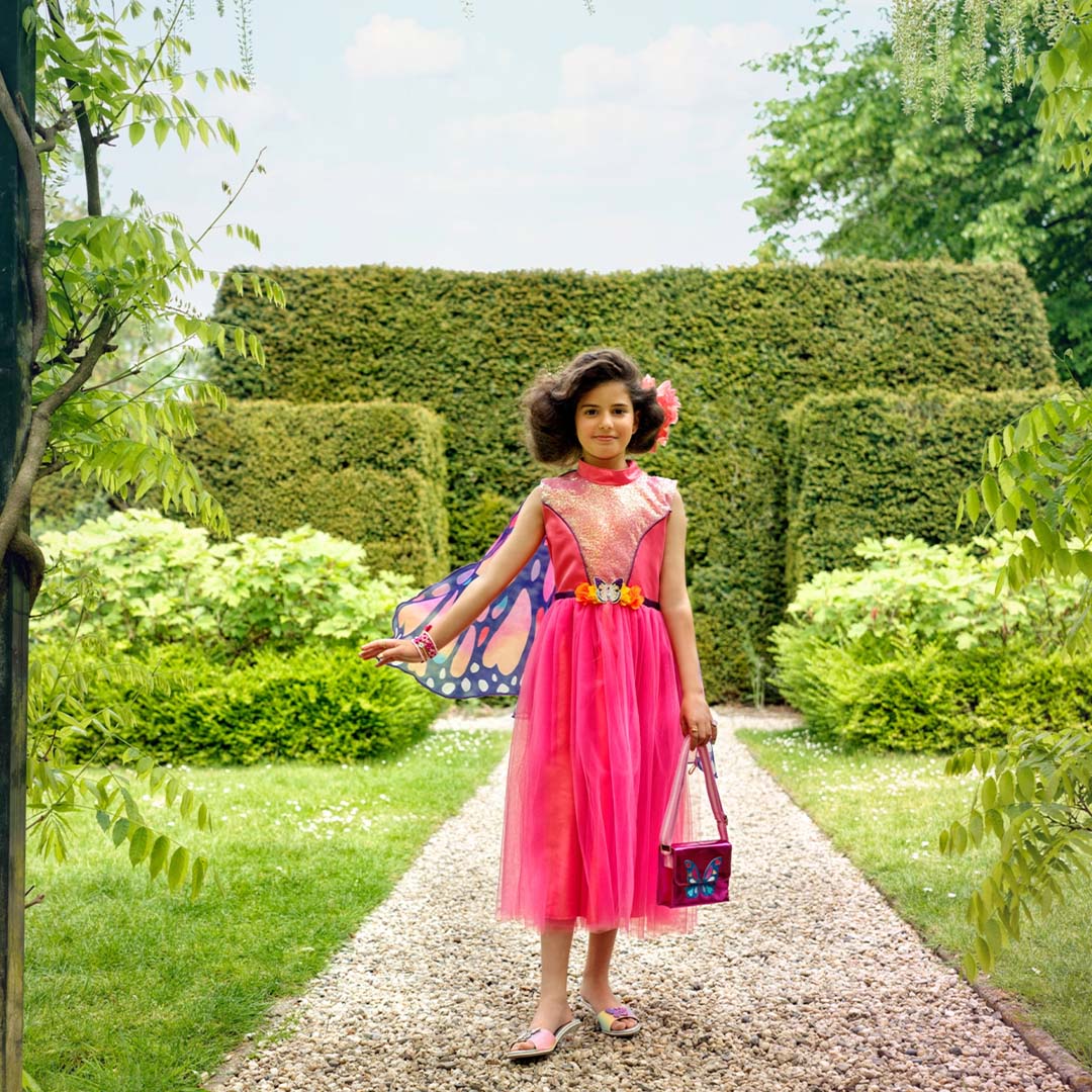 vsouza for kids verkleedjurk met vleugels papillon - 3-4 jaar | SOUZ101143 | 3